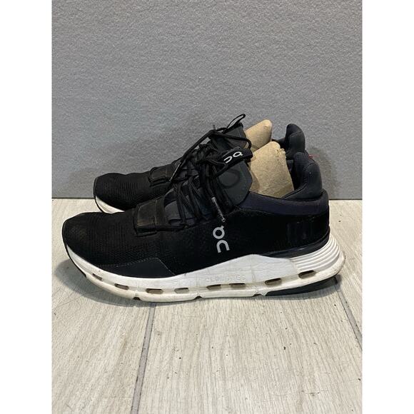 On Running Cloud Nova Womens Black Size 8.5 Cloud Nova Cloudtec Running Shoe - Picture 1 of 9